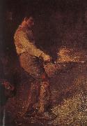 Jean Francois Millet Man oil on canvas